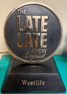 Westlife Legend Late Late Show Award Cast by Cast Foundry Dublin 2025