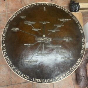royal sites of ireland plaque - uisneach ri aras eireann - Plaque by Cast Foundry Dublin Ireland
